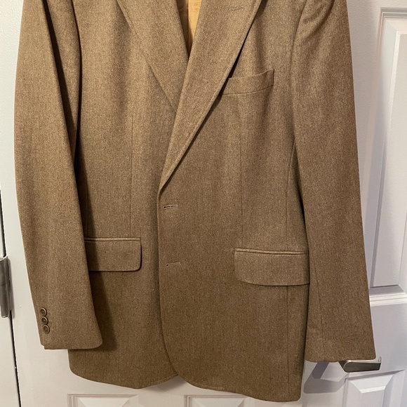 Vintage Holland and Holland Tan Blazer, size 42L, 100% wool - Picture 7 of 7